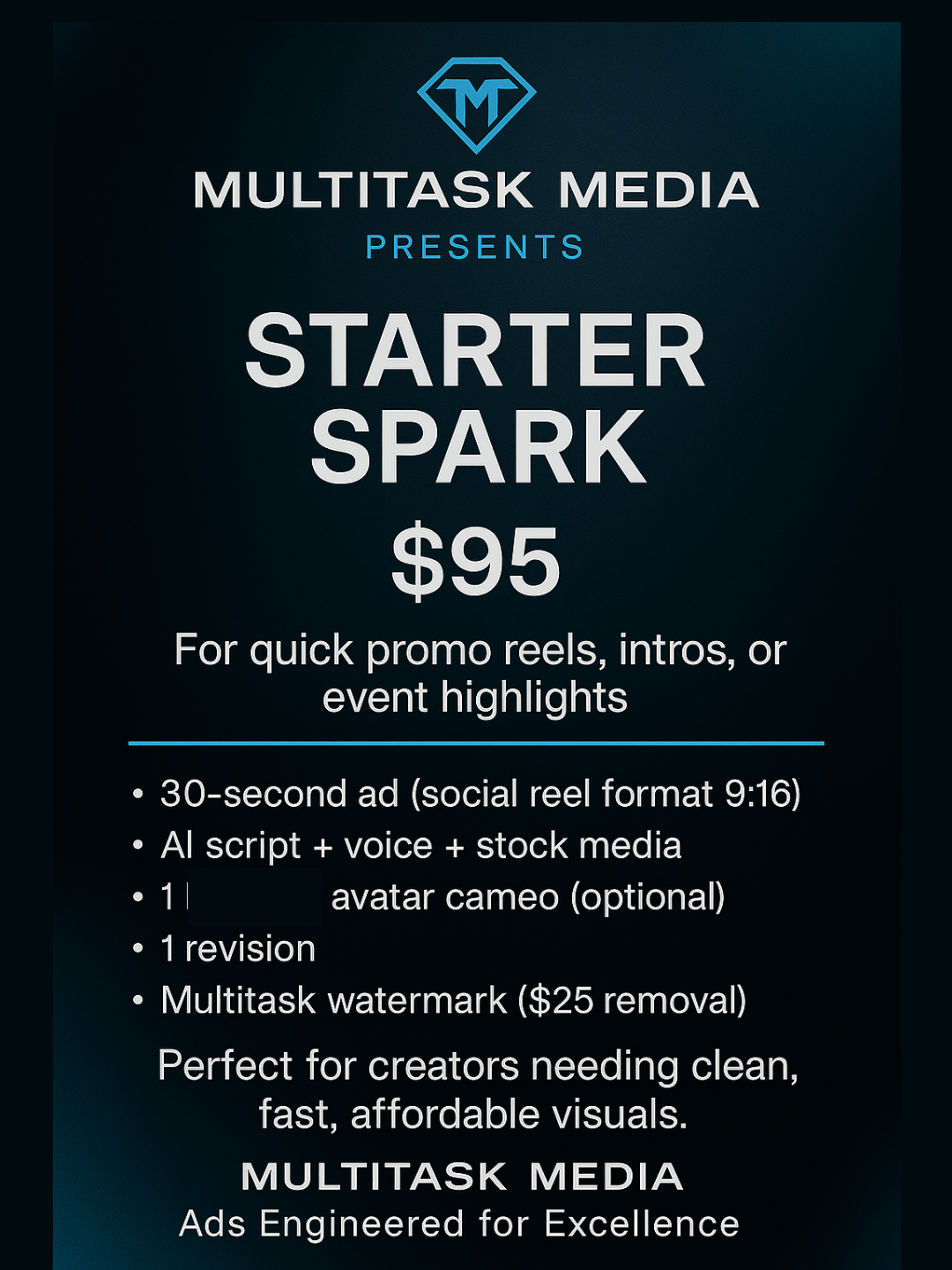 Starter Spark Package — Light Up Your Brand’s First Impression