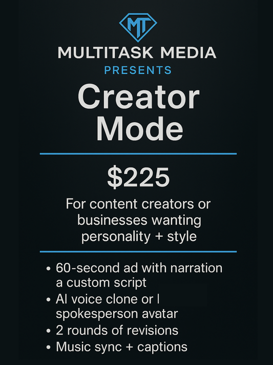 Creator Mode Package — Where Vision Turns Viral